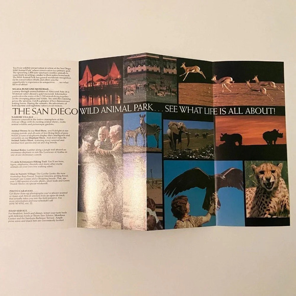 Vintage Lot of 6  San Diego Brochures Park Zoo Hotel Museum Pamphlets - Picture 11 of 16